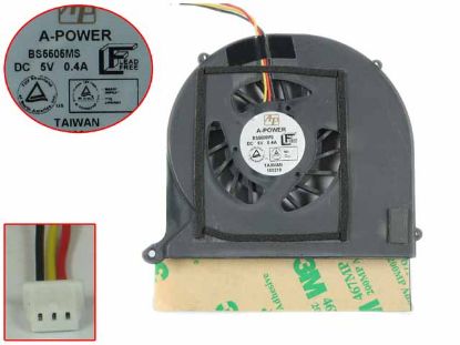 Picture of A-Power BS5505HS Cooling Fan  BS5505HS, 5V 0.4A, w20x3x3