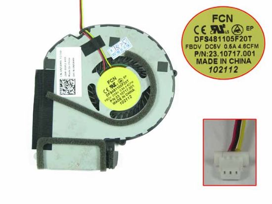 Picture of Forcecon DFS481105F20T Cooling Fan  FBDV, 23.10717.001, Bare Fan