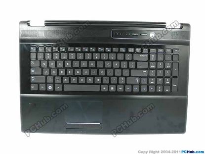 Picture of Samsung Laptop NP-RF712 ( RF712 ) Mainboard - Palm Rest with US Keyboard, with KB Backlight