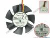 Picture of Everflow T125010SH Server - Frameless / GPU Fan Black, 12V 0.25A, dia45, ctc39, w65x3x3