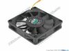 Picture of COFAN F-7015M12B Server - Square Fan 12V0.25A, sq70x70x15mm, 3W