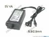 Picture of PCH OEM Power AC Adapter - Compatible NG-0504, 5V 4A 5.5/2.5mm, New