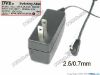 Picture of DVE DSA-12PFA-05 AC Adapter 5V-12V 5V 2A, Barrel 2.5/0.7mm, US 2-Pin Plug
