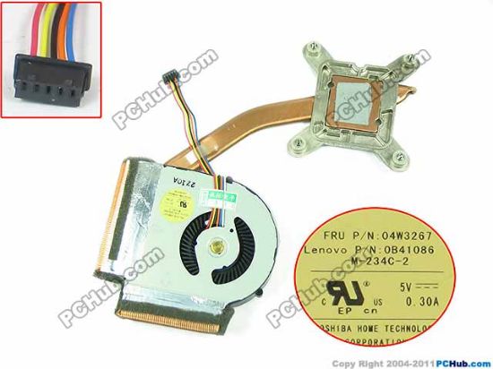 Picture of Lenovo ThinkPad T430 Series Cooling Fan  M-234C-2, 0B41086, 04X3787