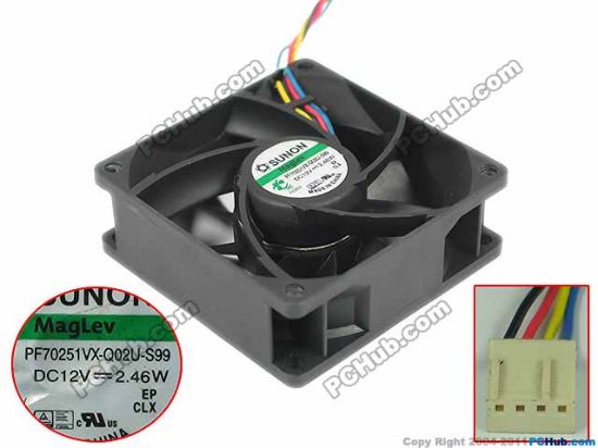 Picture of SUNON PF70251VX-Q02U-S99 Server - Square Fan PF70251VX-Q02U-S99