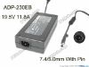 Picture of Delta Electronics ADP-230EB AC Adapter- Laptop 19.5V 11.8A, Barrel 7.4/5.0mm With Pin, IEC C14