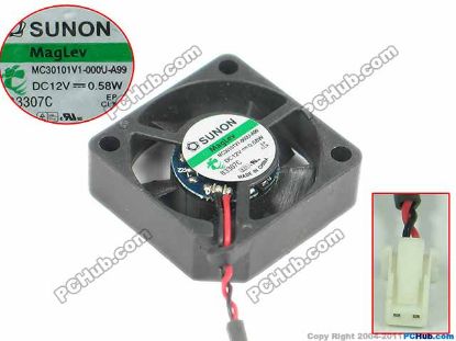 Picture of SUNON MC30101V1-000U-A99 Server - Square Fan MC30101V1-000U-A99