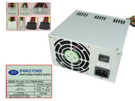 Picture of FSP Group Inc FSP400-60GLC Server - Power Supply FSP400-60GLC, 400W, "New"