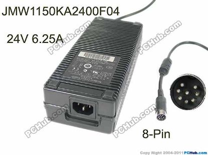 Picture of AULT JMW1150KA2400F04 AC Adapter 20V & Above 24V 6.25A, 8-Pin Din, IEC C14,