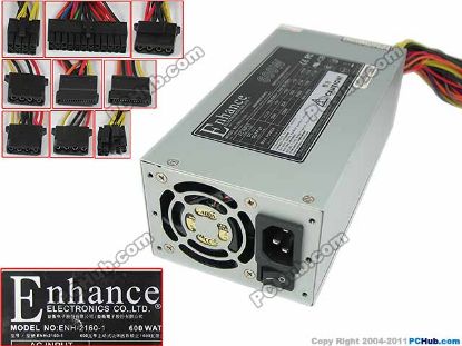 Picture of Enhance ENH-2160-1 Server - Power Supply ENH-2160-1, 100-240V 8-4A, 60-50Hz