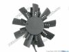 Picture of APISTEK / Rotek GA92S2U Server - Frameless / GPU Fan PFTA, 12V 0.46A, W80x4x4, D87xC3 Holes, Black