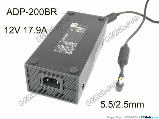 Picture of Microsoft ADP-200BR A AC Adapter 5V-12V 12V 17.9A 5V 1A, 5.5/2.5mm, C14