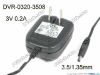 Picture of DVE DVR-0320-3508 AC Adapter 5V-12V 3V 0.2A, 3.5/1.35mm, US 2P Plug, New