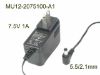 Picture of LEI / Leader MU12-2075100-A1 AC Adapter - NEW Original 7.5V 1A, 5.5/2.1mm, US 2-Pin , New