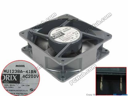 Picture of ORIX MU1238A-41BN Server - Square Fan sq120x120x38mm, 200V 0.12/0.11A