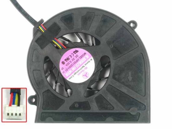 Picture of Bi-Sonic HP551205H-01 Cooling Fan  w35x4x4, 5V 0.50A, Bare fan