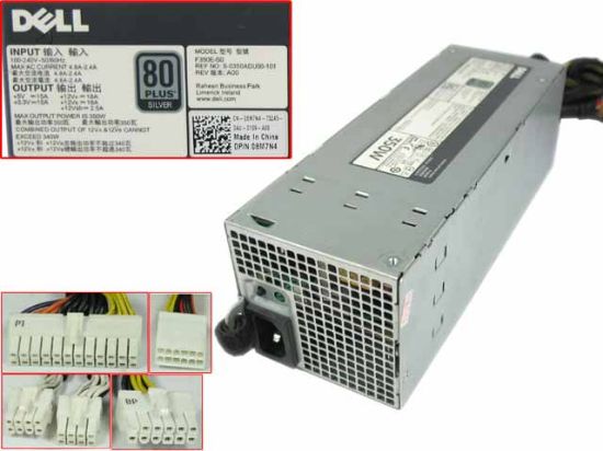 Picture of Dell  T320 Server-Power Supply F350E-S0, S-0350ADU00-101, 08M7N4, 350W