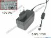 Picture of DVE DSA-20R-12 AC Adapter - NEW Original 12V 2A, 5.5/2.1mm, EU 2-Pin