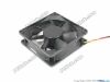 Picture of Y.S TECH FD1281257B-2A Server - Square Fan sq80x80x25, w25x3x3, 12V 2.76W