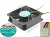 Picture of SUNON KD1208PTBX-A Server - Square Fan (2).H.F, sq80x80x25, 3-wire, 12V 3.2W