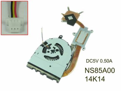 Picture of Forcecon DFS440605FV0T Cooling Fan  FB39DP/N046V55 DC5V 0.50A, Bare fan