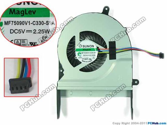 Picture of SUNON MF75090V1-C330-S9A Cooling Fan  DC 5V Bare Fan