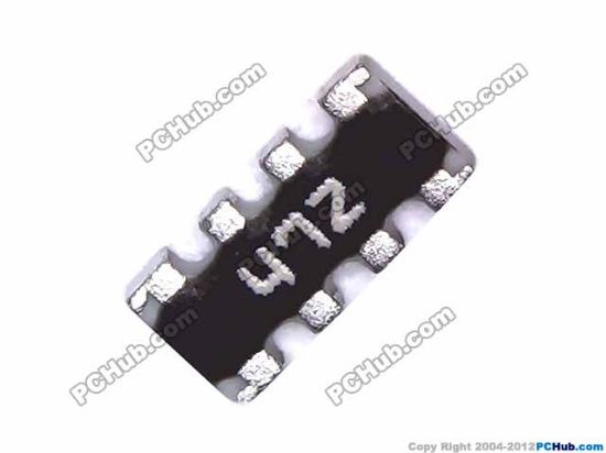 Picture of Semtech Resistor Array- 0603 0603. 0.125W. 4.7K. 472