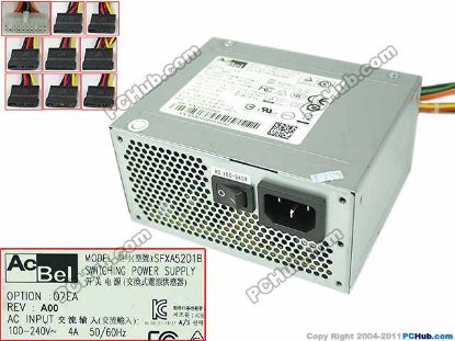 Picture of Acbel Polytech SFXA5201B Server - Power Supply 200W, SFXA5201B