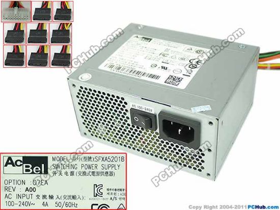 Picture of Acbel Polytech SFXA5201B Server - Power Supply 200W, SFXA5201B