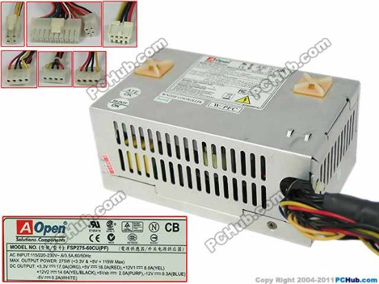Picture of A-Open FSP275-60CU Server - Power Supply 275W, FSP275-60CU(PF)