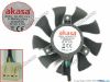 Picture of akasa DFL801512H-Y Server - Frameless / GPU Fan 12V 0.19A, W100x4x4, Black