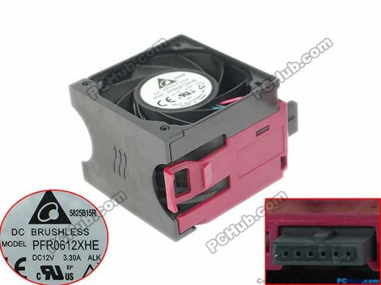 Picture of Delta Electronics PFR0612XHE Server - Square Fan PFR0612XHE, ALK
