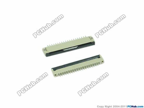 Picture of PCH Component Connector- 1.0mm / 2.5mm Ht 1.0mm Pitch, H=2.5mm, 20-pin, Slider down type