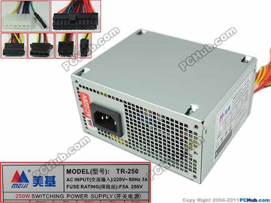 Picture of Meiji TR-250 Server - Power Supply TR-250, 220V 3A, 50Hz, 250W