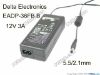 Picture of Delta Electronics EADP-36FB AC Adapter 5V-12V 12V 3A, 5.5/2.1mm, 2-Prong, New
