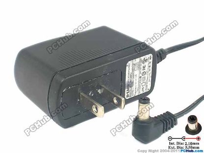 Picture of D-Link AMS1-0501200FC AC Adapter 5V-12V 5V 1.2A, 5.5/2.1mm, US 2P