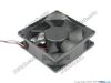 Picture of Delta Electronics QUR0812SH Server - Square Fan BW08, sq80x80x25mm, w80x4x5, 12V 0.50A