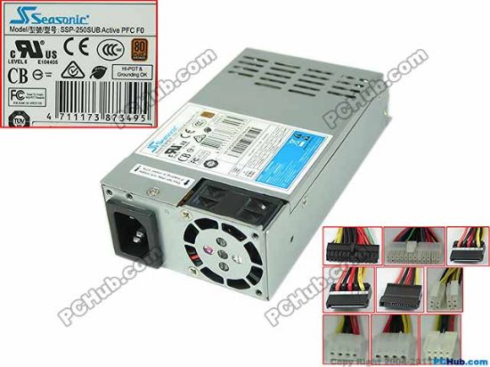 Picture of Seasonic  SSP-250SUB Server - Power Supply SSP-250SUB Active PFC F0, 250W