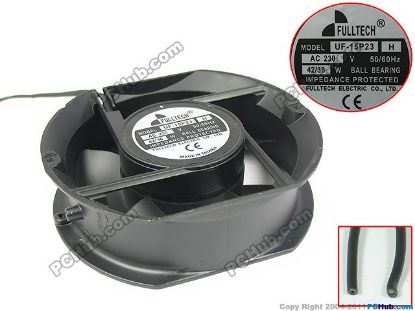 Picture of FULLTECH UF-15P23 Server - Round Fan H, AC 230V 60Hz, 42/36W, 172x150x51mm