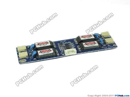 Picture of PCH Inverter 4-Lamp Type LCD Monitor /TV Inverter (Universal Use) 4-Lamp, 6-Pin, GOLD-04S2640, 135x40mm, For 10"-24"
