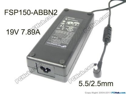 Picture of FSP Group Inc FSP150-ABBN2 AC Adapter- Laptop 19V 7.89A, 5.5/2.5mm, 3P, New