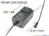 Picture of FlyPower PS18P120K1500UD AC Adapter 5V-12V 12V 1.5A, 4.0/1.7mm, US 2P Plug, New