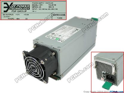 Picture of 3Y Power YM-2511D Server - Power Supply 250W, YM-2511D, YM-2511DAR