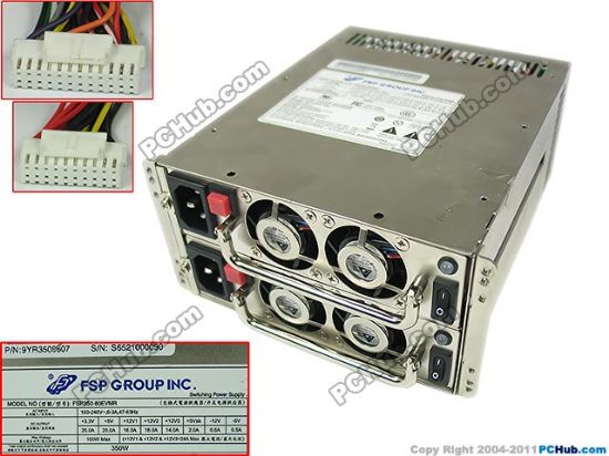 Picture of FSP Group Inc FSP350-80EVMR Server - Power Supply 350W, FSP350-80EVMR,9YR3500607, E + 2xP