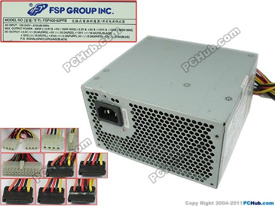 Picture of FSP Group Inc FSP400-62PFB Server - Power Supply FSP400-62PFB, 9PA4004603