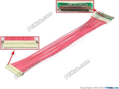 Picture of UPH OECV076 LCD Cable Converter 22mm 20 to 20 pins (17cm)