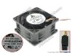 Picture of Delta Electronics PFR0848XHE Server - Square Fan -BJ52, sq80x80x38mm, 4-wire, DC 48V 1.50A
