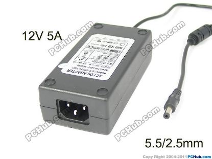 Picture of PCH OEM Power AC Adapter - Compatible CD234-1205, 12V 5A 5.5/2.5mm, C14, New