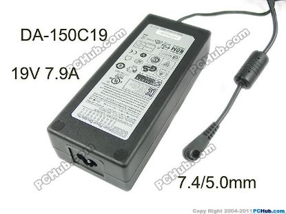 Picture of APD / Asian Power Devices DA-150C19 AC Adapter- Laptop 19V 7.9A, Barrel 7.4/5.0mm , 3-Prong