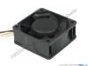 Picture of Sanyo Denki 9WP0648H401 Server - Square Fan sq60x60x25, 3w, DC 48V 0.04A 